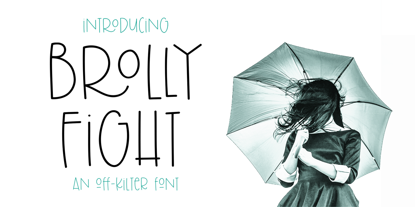 Brolly Fight Font preview